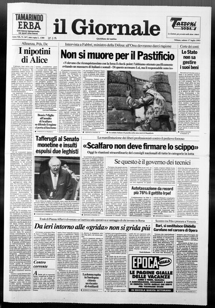 Il giornale : quotidiano del mattino